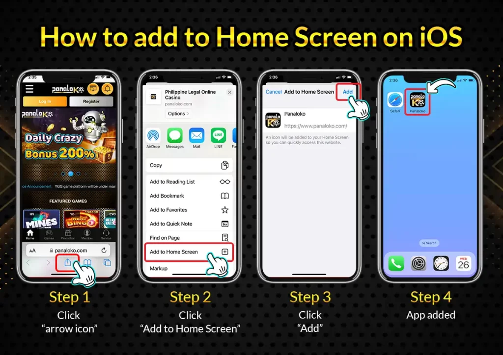 Install panaloko App on iPhone