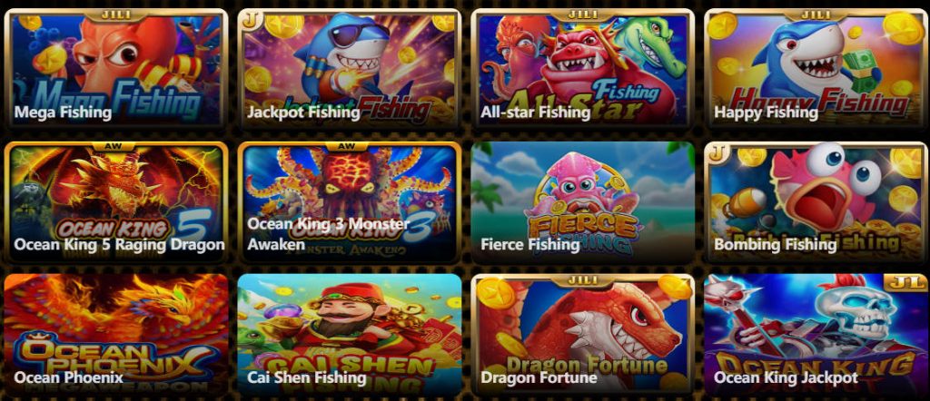 Lots of Panaloko Fishing game types